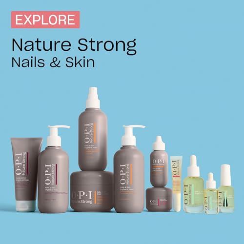 OPI Nature Strong Nails & Skin - To the Rescue Overnight Cuticle Balm | Treatment Locks in Moisture for Dry Cuticles, Nails, and Skin | Enriched with Oils & Shea Butter | 0.7 Fl Oz | 20 mL