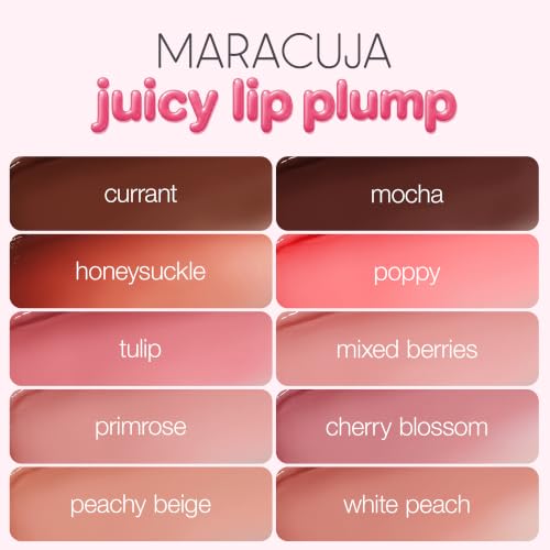 tarte maracuja juicy lip plump – Hydrating & Volumizing Lip Plumper Gloss Balm with Nourishing Hyaluronic Acid, Plumps & Moisturizes, Vegan & Cruelty-Free, full size, cherry blossom