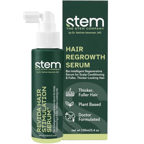 STEM ReVida Hair Growth Serum, Scalp Serum for Thinning Hair, Saw Palmetto