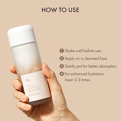 Dr.Ceuracle Vegan Kombucha Tea Essence, Hydrating Milky Toner 5.07 fl. oz.