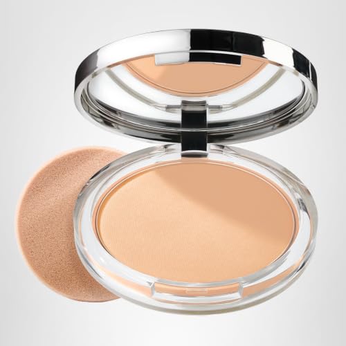 Clinique Stay-Matte Sheer Pressed Face Powder For Oily Skin Types | Sheer Coverage | Minimizes Shine | Makeup & Setting Powder, Stay Neutral