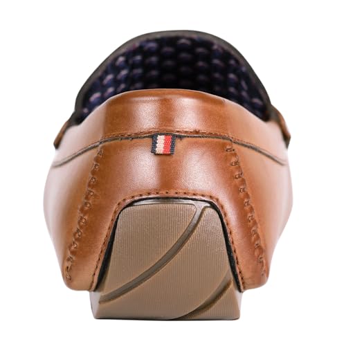 Tommy Hilfiger Mens Axin Medium Brown Burnished 12 Medium