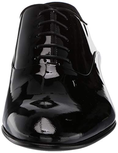 BOSS Hugo Evening Patent Leather Oxford Shoes Black