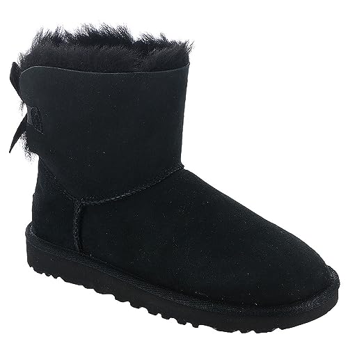 UGG Women's Mini Bailey Bow Ii Boot, Black, 07