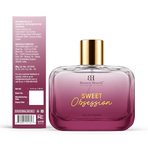 Botanic Hearth Vanilla Coconut Perfume for Women 3.4 Fl oz
