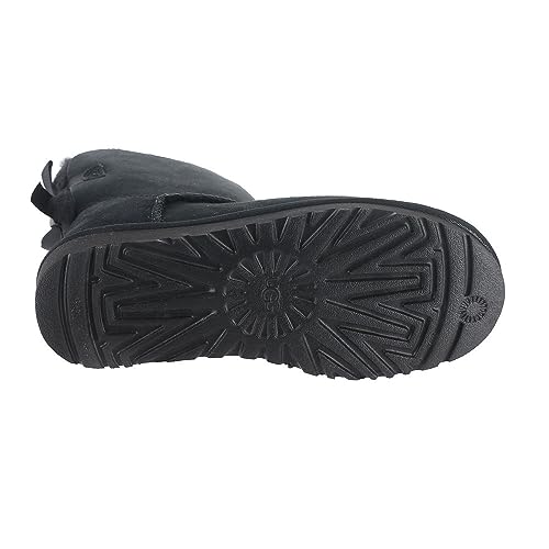 UGG Women's Mini Bailey Bow Ii Boot, Black, 07