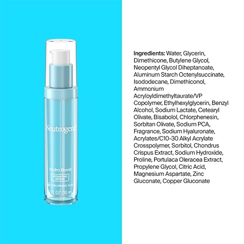 Neutrogena Hydro Boost Hydrating Serum with Hyaluronic Acid, 1 fl. oz