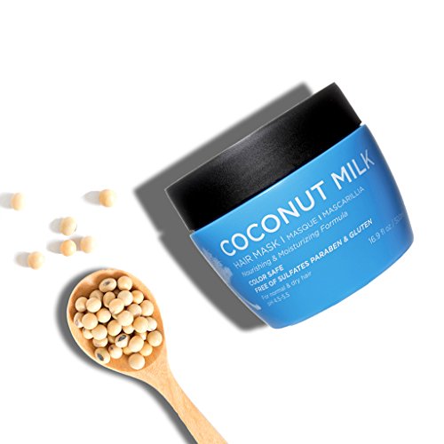 Luseta Coconut Milk Hair Mask for Dry Hair, Deep Hydration 16.9 Oz