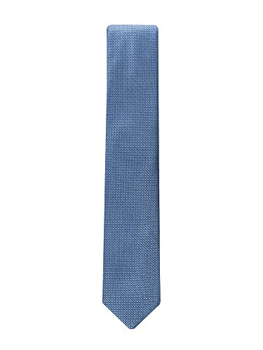 Calvin Klein Men's HC Modern Gingham Tie, Sky Blue, Regular