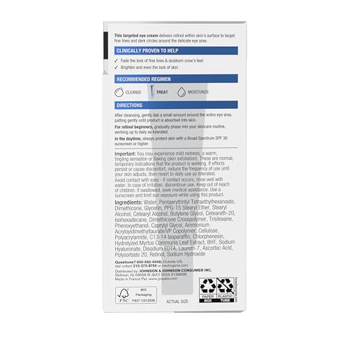 Neutrogena Rapid Wrinkle Repair Retinol Eye Cream, 0.5 fl. oz