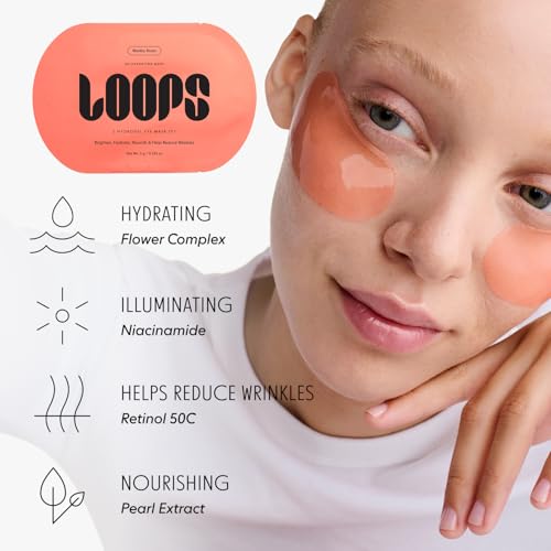 LOOPS Weekly Reset - Rejuvenating Hydrogel Korean Eye Mask Kit, 5pc