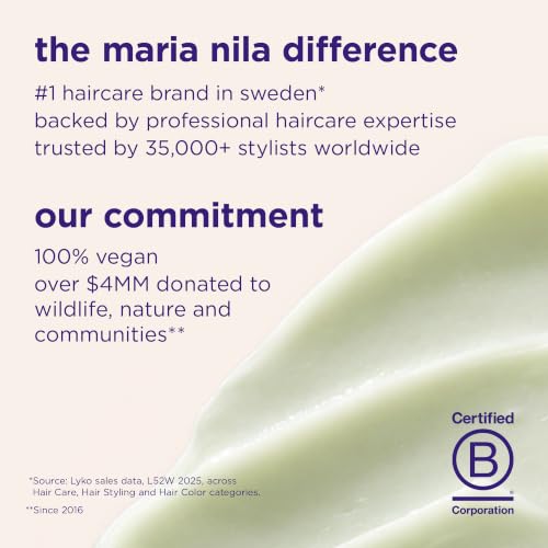 Maria Nila Structure Repair, Strengthening & Nourishing Conditioner For Damaged & Chemically Treated Hair, Algae Extract Rebuilds, Revitalizes & Repairs Hair, 10.1 Fl Oz