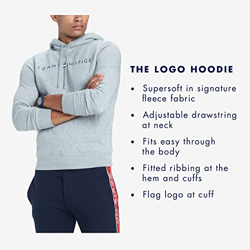 Tommy Hilfiger Men's THD Hoodie Sweatshirt, Blossom, XL