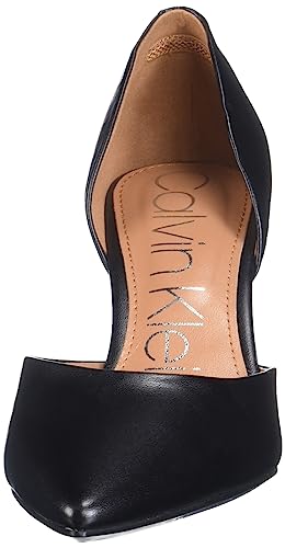 Calvin Klein Women's Gloria Pump, Black Patent, 8.5