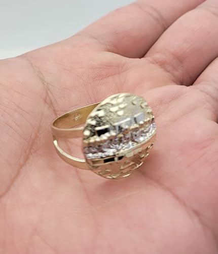 AMZ Jewelry 10K Yellow Gold Last Supper Ring Hip Hop Ring For Men Size 11.5