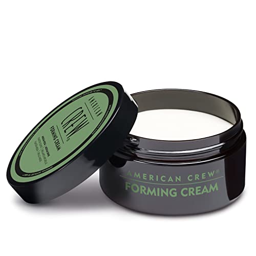 AMERICAN CREW Men's Hair Forming Cream, Like Hair Gel with Medium Hold & Medium Shine, 3 oz