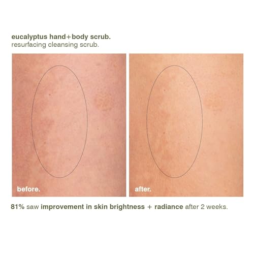 MALIN+GOETZ Eucalyptus Hand + Body Scrub, Resurfacing Cleanser, 8.5 fl Oz