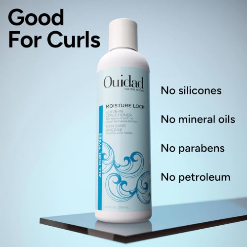 Ouidad Moisture Lock Leave In Conditioner for Curly Hair & Styling Primer