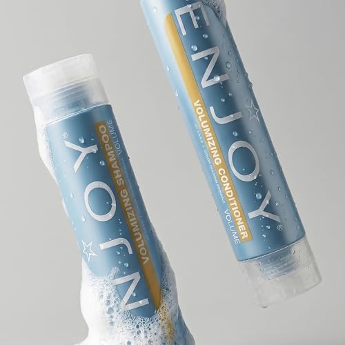 Enjoy Volumizing Shampoo, Weightless Cleanser for Fine and Limp Hair, Adds Remarkable Volume Fullness and Body, pH 5.0–6.0, 10.1 Fl Oz