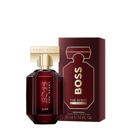 Hugo Boss The Scent Elixir Parfum Intense – Women's Ambery Perfume – With Notes of Pink Peppercorn, Atropa Belladonna Flower & Amber Accord– Luxury Perfumes for Women – Long Lasting Fragrance