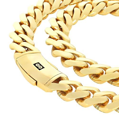 Nuragold 10k Real Yellow Gold Royal Monaco 5mm Miami Cuban Chain Bracelet - 6.5"