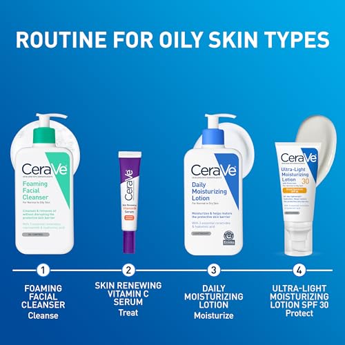 CeraVe Daily Moisturizing Lotion, Face and Body Lotion, Skin care, 12oz