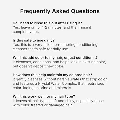 Keracolor Clenditioner Co Wash Cleansing Conditioner Keratin Infused Color Safe Prevents Fade Replaces Your Shampoo, 12 Fl Oz