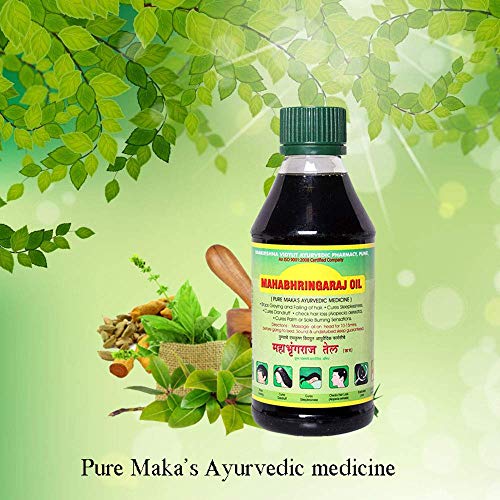 Mahabhringraj Ramakrishna Pharma Scalp Massaging Oil, 200 ml