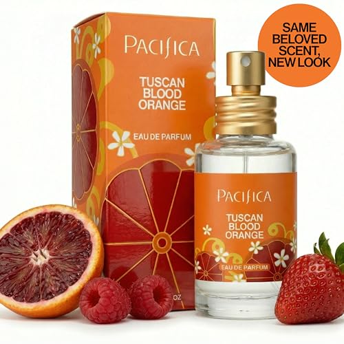 Pacifica Tuscan Blood Orange Perfume Spray for Women - Vegan, Cruelty-Free, Made in USA