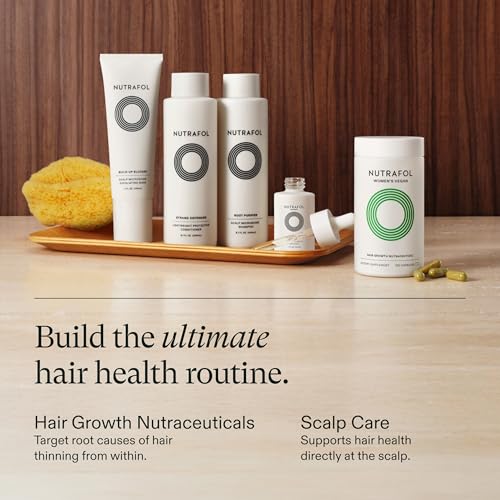 Nutrafol Women's Hair Serum, Supports Visibly Thicker and Stronger Hair, Vegan, Lightweight and Fast-Absorbing - 1 Fl Oz, 1 Bottle