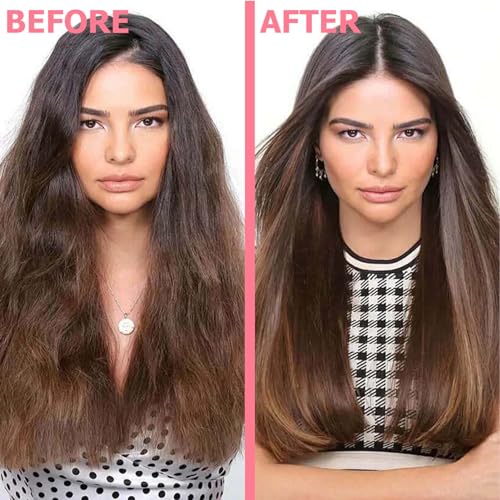 3-In-1 Styling Cream for Flyaways - Anti-Frizz Cream to Define All Hair Types & Textures - Add Shine and Smoothness with Brush