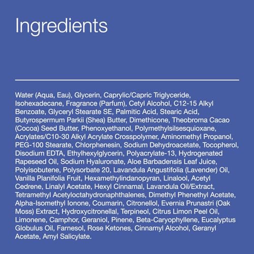 Bath & Body Works Lavender Vanilla Aromatherapy Body Cream, Ultimate Hydration Moisturizer with Shea Butter & Hyaluronic Acid for Dry Skin, 8 fl oz - 2 Pack