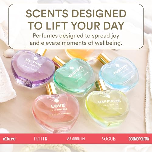 Happiness in a bottle - Perfume for Women - Uplifting Citrus Eau de Parfum, Bergamot, Mandarin & Grapefruit - Fresh Everyday Happy Fragrance, Vegan, Clean, Made in USA - 75ml (2.5 oz)
