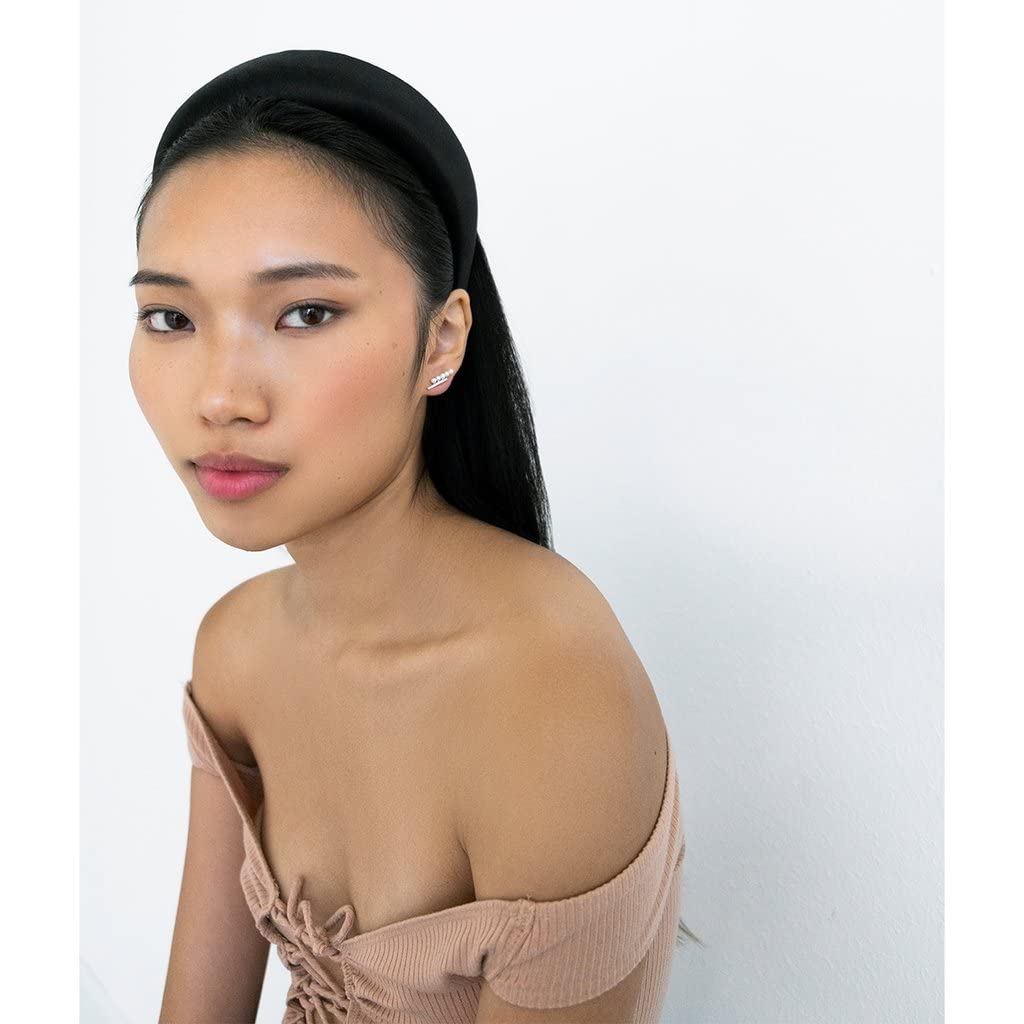 Mateo New York, 14kt Gold Diamond and Pearl ByPass Earrings