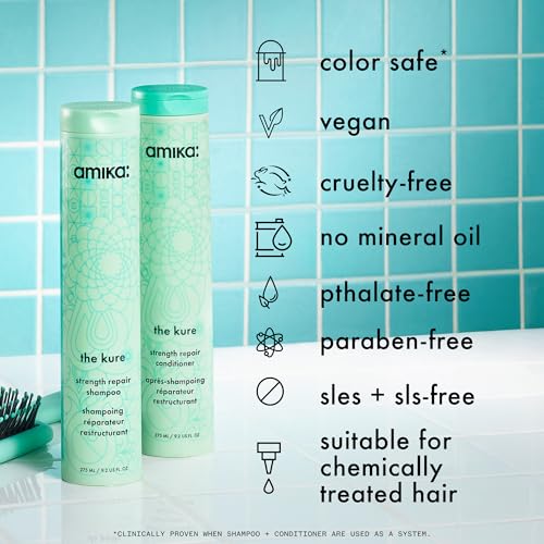 amika the kure strength repair conditioner, 1000ml