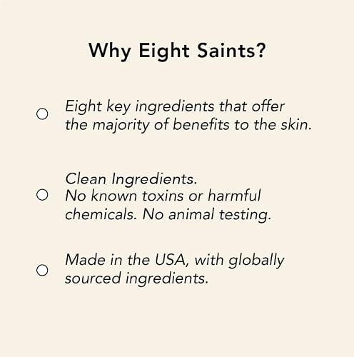 Eight Saints Light Show Brightening Eye Gel, Anti Aging Cooling Eye Gel to Reduce Puffiness, Wrinkles and Calms Under Eye Skin, with Peptides, MSM, and Hyaluronic Acid, 0.5 Ounces