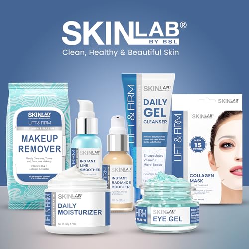 SKIN LAB Lift & Firm Eye Gel – Hydrating Gel Cream with Hyaluronic Acid for Under Eye Moisture & Smoothing, Lightweight Serum for Women & Men, 0.5 oz