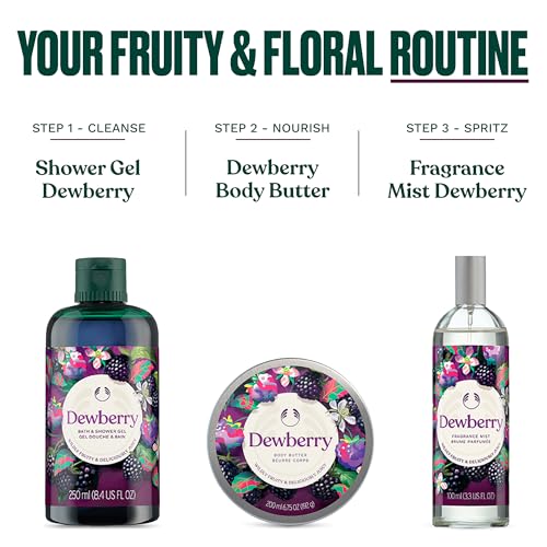 The Body Shop Dewberry Hand Balm | 96H Nourishing Moisture, 1.0 Oz