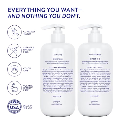 Routine Wellness Anti-Thinning Shampoo & Conditioner - Lavender & Cedar