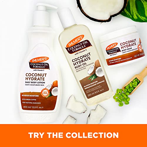 Palmer's Coconut Body Oil Moisturizer for Dry Skin (8.5 Oz - Pour Cap)