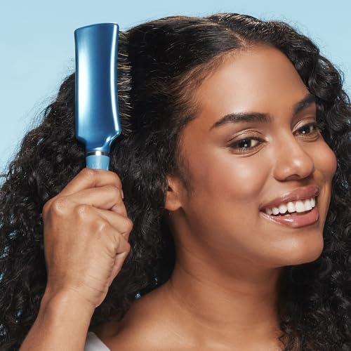 BaBylissPRO Nano Titanium Mixed Boar Bristle Hair Brush, Professional Styling Brush for Shine, Smoothness & Healthy-Looking Hair, Ideal for All Hair Types & Everyday Use
