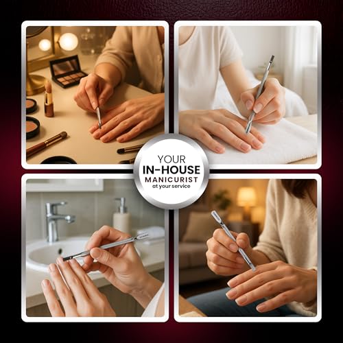 Utopia Care Cuticle Pusher Tool & Spoon Nail Cleaner