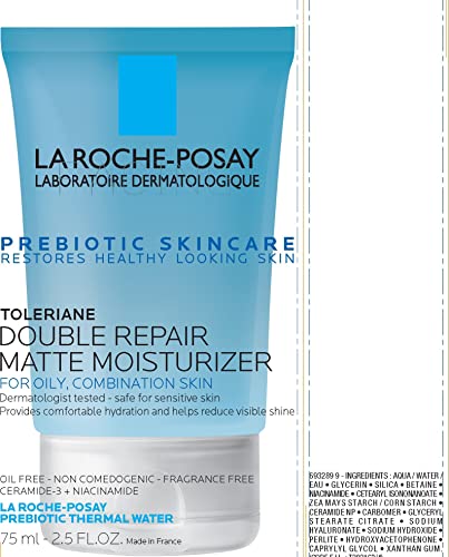 La Roche-Posay Toleriane Double Repair Face Matte Moisturizer, 2.5oz