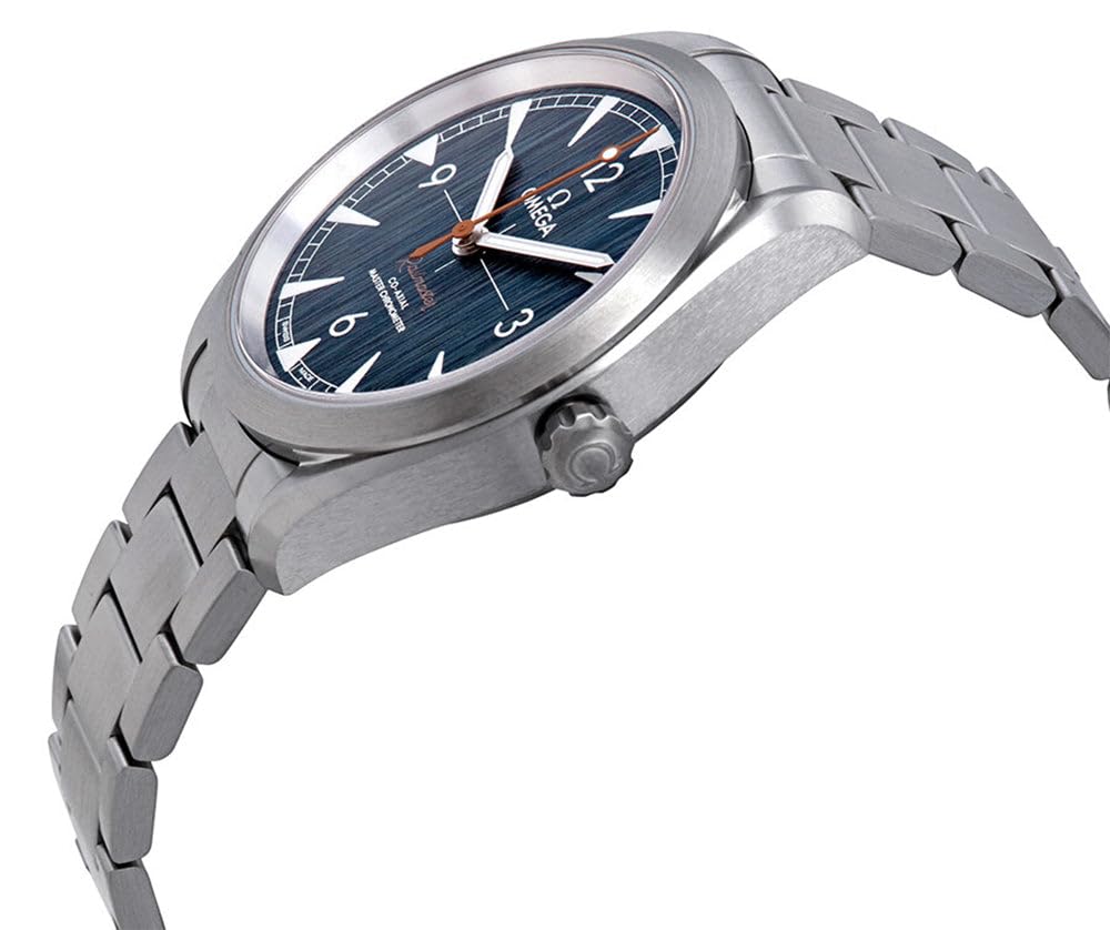 Omega Seamaster Railmaster Automatic Chronometer Blue Dial Men's Watch 220.10.40.20.03.001