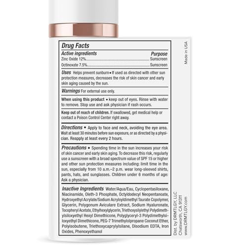 DRMTLGY Universal Tinted Moisturizer SPF 46, Dewy Tinted Sunscreen