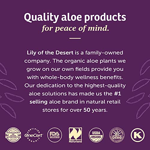 Lily Of The Desert Natural Hold Aloe Vera Hair Spray for All - Unscented, Alcohol-Free, Non-Aerosol, 8 Fl Oz
