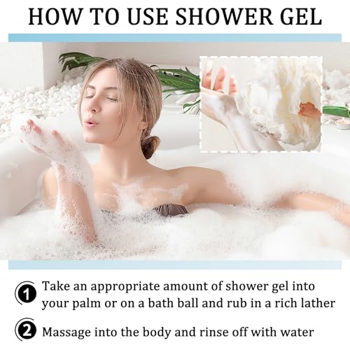DuoZeng Goat Milk Body Wash,Gentle Silk Soft Foaming Milk Bath,Moisturizing Body Cleanser for All Skin A