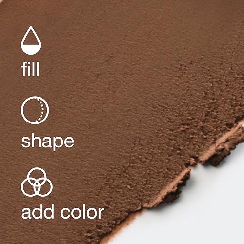 Clinique Fill in the Blanks Brow Powder Pomade | Waterproof, Sweat-Resistant + Non-flaking, Soft Brown, 0.06 Ounce