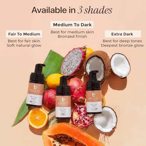 Self Tanner Mousse - USA Made with Natural & Organic Ingredients, Non-Toxic