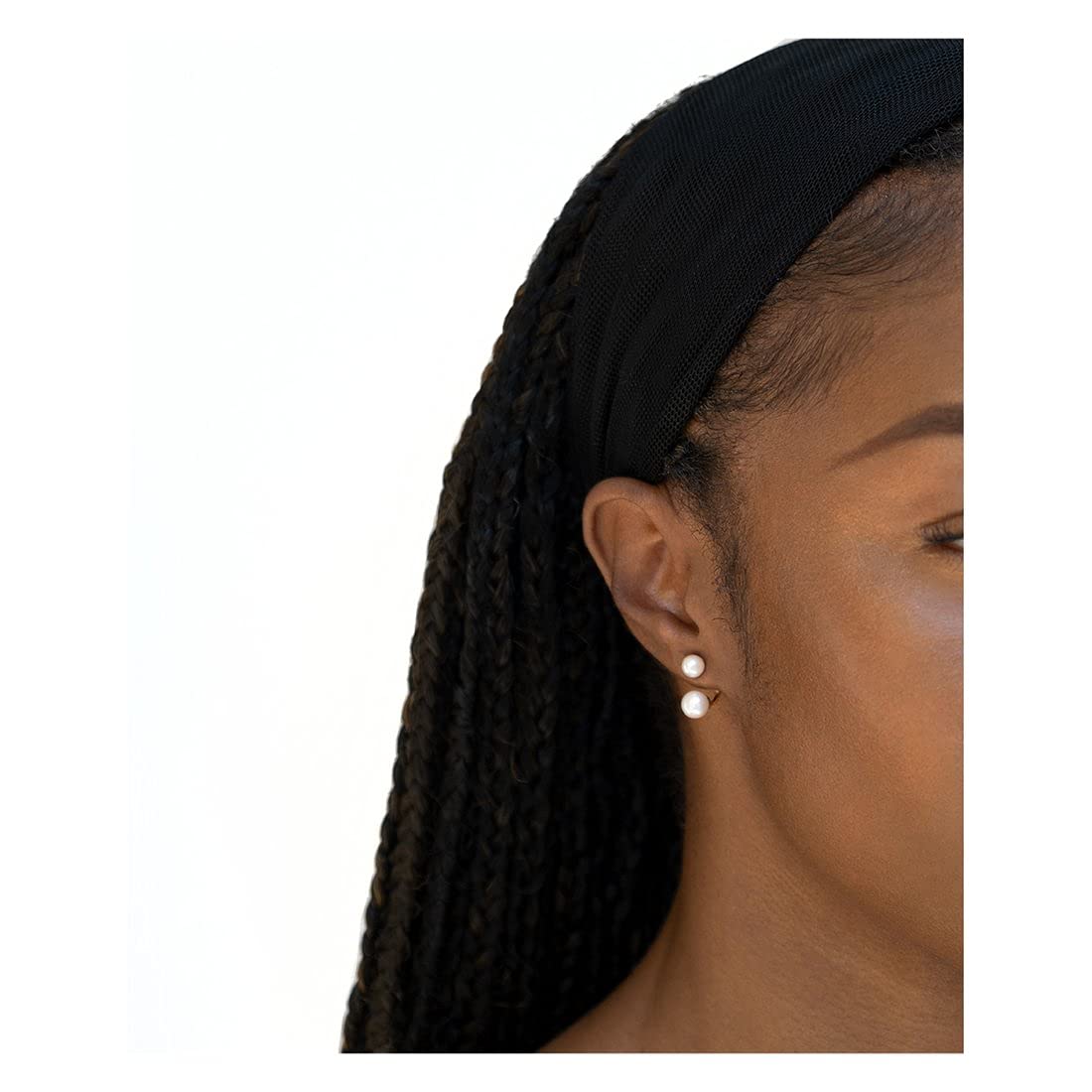 MATEO New York Womens Pearl Stud w Pearl Ear Jacket